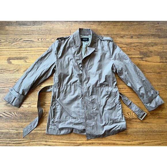 Comme Ca Ism Tan Rain Trench Coat Jacket Women's Medium - Picture 3 of 9